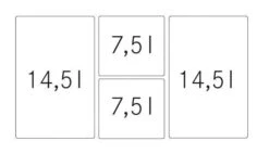 Franke Sorters - Easysort 600-2-2 Inbouw Prullenbak 121.0494.193 -Keuken Kortingswinkel 4e5421280ddb951dada6d156