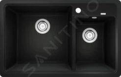 Blanco Legra 8 - Silgranit Spoelbak, 780x500 Mm, Zwart 526223