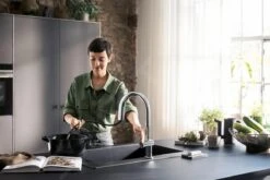 Hansgrohe Aqittura M91 - Keukenmengkraan Met Uittrekbare Uitloop, SodaSystem, SBox, Chroom 76806000 -Keuken Kortingswinkel 51a7069dda8d5f91674cb08d 1
