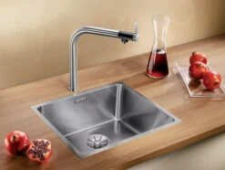 Blanco Andano 450 - Spoelbak, 490x440 Mm, Vlakke Rand, Rvs 522961 -Keuken Kortingswinkel 556126484ee0632862d409b0