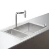 Hansgrohe Spoelbakken - Spoelbakset C71-F655-09, Chroom 43206000 -Keuken Kortingswinkel 5ada5f292c846bbb16f2d207