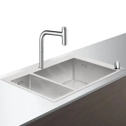 Hansgrohe Spoelbakken - Spoelbakset C71-F655-09, Chroom 43206000