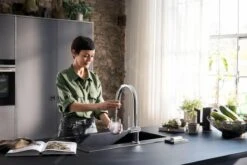 Hansgrohe Aqittura M91 - Keukenmengkraan Met Uittrekbare Uitloop, SodaSystem, SBox, Chroom 76806000 -Keuken Kortingswinkel 5ae19349afbe98d401c8d160 1