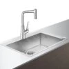 Hansgrohe Spoelbakken - Spoelbakset C71-F660-03 Select Spoelbak+keukenkraan, Chroom 43209000 -Keuken Kortingswinkel 5be117d21e954feaab64c731