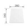 Blanco Accessoires - Snijplank Lago 540x260 Mm, Wit 210521 -Keuken Kortingswinkel 5e007ed8ae5fb7f673c3e582