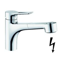 Kludi Mix - Keukenkraan Met Uittrekbare Sproeikop, Chroom 329420562