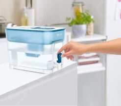 Brita Kannen - Waterfilterstation Flow Memo, Inhoud 8200 Ml, Blauw 1039277 -Keuken Kortingswinkel 5f5f4241677be22bba510590