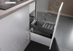 Blanco Flexon II - Inbouw Afvalemmer, Met Scheidingswand, Inhoud 16 L 521467 -Keuken Kortingswinkel 678911cad809f74c403ec627