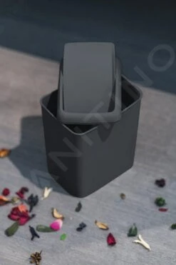 Aqualine Accessoires - Afvalbak Soft 5 L, Antraciet TRN-187-04 -Keuken Kortingswinkel 6b08b477f840f389a83f7787