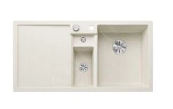 Blanco Collectis 6 - Silgranit Spoelbak, 1000x510 Mm, Met Afvoerbediening En Toebehoren, InFino, Zacht Wit 527058