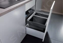 Blanco Flexon II - Afvalsorteersysteem, Met Scheidingswand, Inhoud 49 L 521471 -Keuken Kortingswinkel 6f70c7f0ee7f5515afbb193f