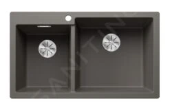 Blanco Pleon 9 - Silgranit Spoelbak, 860x500 Mm, InFino, Grijs 527325