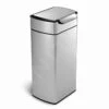 Simplehuman Afvalemmers - Afvalbak 40 L, Touch-bar, Gebrosteld Rvs CW2014