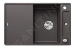 Blanco Axia III 45 - Silgranit Spoelbak, 770x500 Mm, Met Afvoerbediening En Toebehoren, InFino, Rots Grijs 523194