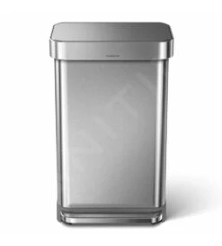 Simplehuman Afvalemmers - Pedaalemmer Met Zakenhouder, 45 L, Gebrosteld Rvs CW2024 -Keuken Kortingswinkel 9116995a21bff872ed91971b