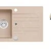 Alveus Sets - Set Granieten Spoelbak Cortina 140 En Keukenkraan Tonia, Beige SETA733 -Keuken Kortingswinkel 98734559be97a3dcf5942557