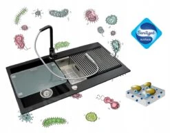 Franke Sets - Set G219, Fragraniet Spoelbak CNG 611-78 TL/2 En Keukenkraan FC 3055.071, Onyx/chroom 114.0650.826 -Keuken Kortingswinkel PHOTO 141