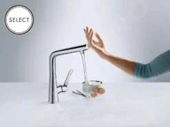 Hansgrohe Spoelbakken - Spoelbakset C51-F770-10 Spoelbak, Grafiet Zwart+keukenkraan, Chroom 43221000 -Keuken Kortingswinkel PHOTO 142
