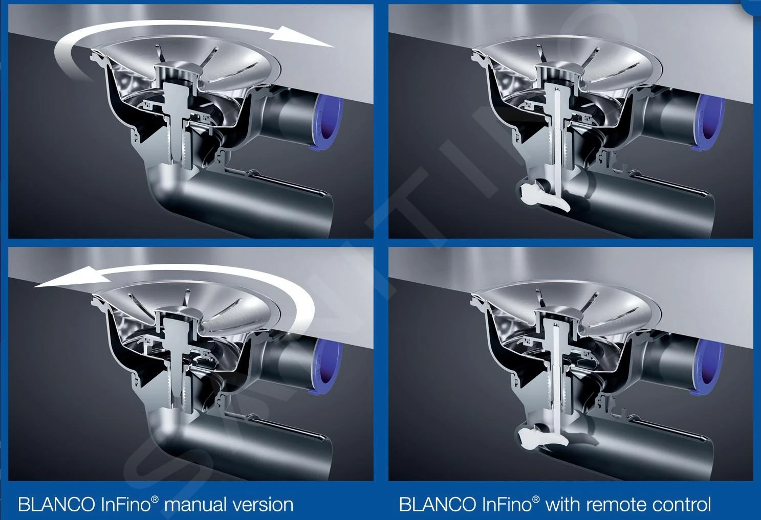 Blanco Solis 450 - Spoelbak, 490x440 Mm, Geborsteld Rvs 526120 5 Blanco Solis 450 - Spoelbak, 490x440 Mm, Geborsteld Rvs 526120 - Afbeelding 3