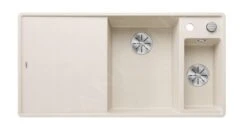 Blanco Axia III 6 - Silgranit Spoelbak, 990x500 Mm, Met Afvoerbediening En Toebehoren, InFino, Zacht Wit 527049