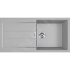 Franke Sets - Keukenset T108, Tectonite Spoelbak S2D 611-100 En Keukenkraan FP 9000.31, Grijs/chroom 143.0675.738 -Keuken Kortingswinkel a40b36ccffe18f5e89df1091