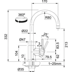 Franke Sets - Keukenset G54, Fragraniet Spoelbak BFG 611-62 En Keukenkraan FC 650.031, Mat Zwart/chroom 114.0675.659 -Keuken Kortingswinkel bc596a196b4d6c7704f64924