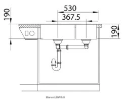 Blanco Legra 8 - Silgranit Spoelbak, 780x500 Mm, Zwart 526223 -Keuken Kortingswinkel cecd9d53dafa439b10e5f853