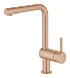 Grohe Minta - Keukenkraan Met Uittrekbare Handdouche, Warm Sunset 30274DA0 -Keuken Kortingswinkel d603ee59fc85291468392167