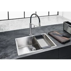 Franke Toebehoren - Box Center Voor Spoelbak Incl. Accessoires, Rvs/zwart Kunststof 112.0619.946 -Keuken Kortingswinkel d8cda315ff077ad011644a8a