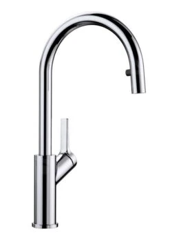 Blanco Carena S - Keukenkraan Met Uittrekbare Sproeikop, Chroom 520767