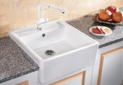 Blanco Panor 60 - Keramische Spoelbak, 600x630 Mm, Glanzend Wit 514486 -Keuken Kortingswinkel e266ca0f8be936cb8850f8fb