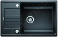 Blanco Zia XL 6 - Silgranit Spoelbak, 780x500 Mm, Met Draaiknopbediening, Zwart 526018
