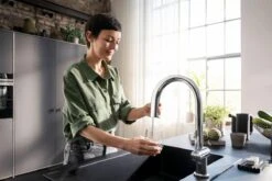 Hansgrohe Aqittura M91 - Keukenmengkraan Met Uittrekbare Uitloop, SodaSystem, SBox, Chroom 76836000 -Keuken Kortingswinkel ea4e07ff5b15053046bfe8e2