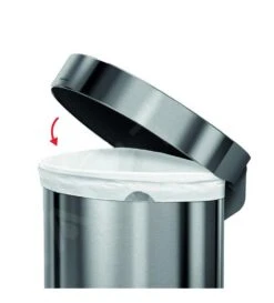 Simplehuman Afvalemmers - Afvalbak 45 L, Gebrosteld Rvs CW2030 -Keuken Kortingswinkel eb2ded9a5babe06ec3180bb2