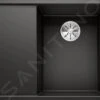 Blanco Axia III 6 - Silgranit Spoelbak, 1000x510 Mm, Met Draaiknopbediening En Accessoires, Zwart 525850
