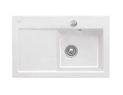 Villeroy & Boch Subway - Keramische Spoelbak 780x510 Mm Incl. Afvoergarnituur, CeramicPlus, Alpine Wit 671402R1