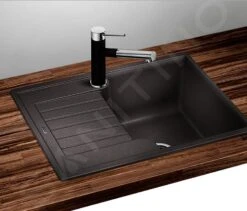 Blanco Zia 40 - Silgranit Spoelbak, 615x500 Mm, Antraciet 516918 -Keuken Kortingswinkel fd4303791eba33219c754841